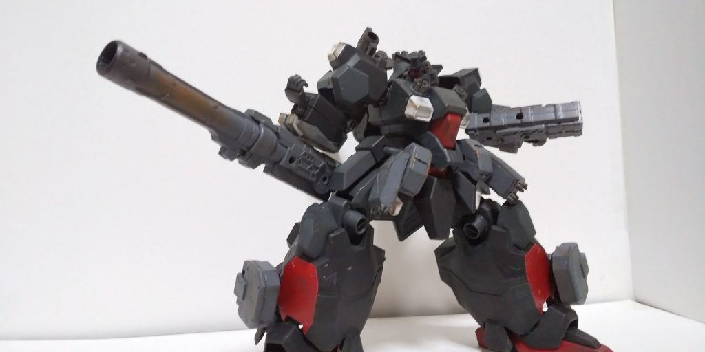 ・200mm滑空砲
追加装備形態のメイン武装。
対MSから対拠点まで使用用途が多い