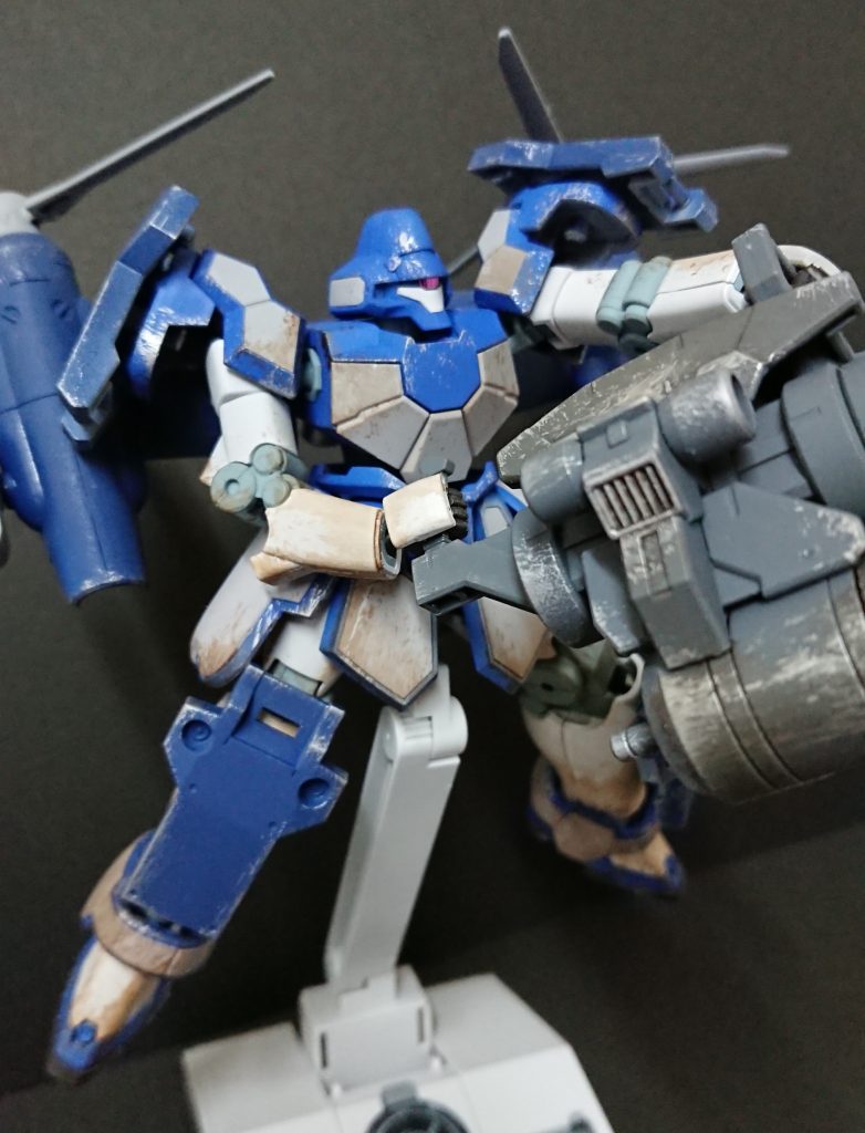 手を抜いてしまったところもありますが
久しぶりにウェザリングをできたこともあって
達成感もひとしおです。
