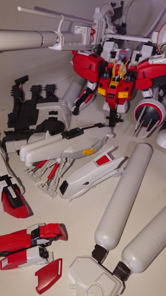 各パーツ部分の組み立て終了