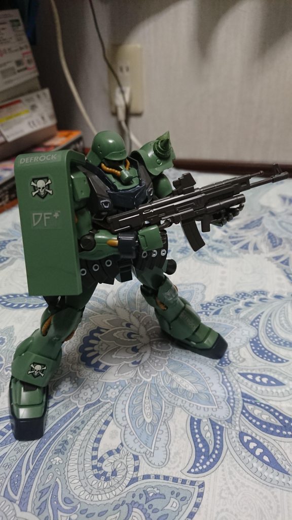 ジオンのマーキングがないという危機的な状況を打開したのは、ミゲルジンのマーキングシール。違和感ないから助かった。