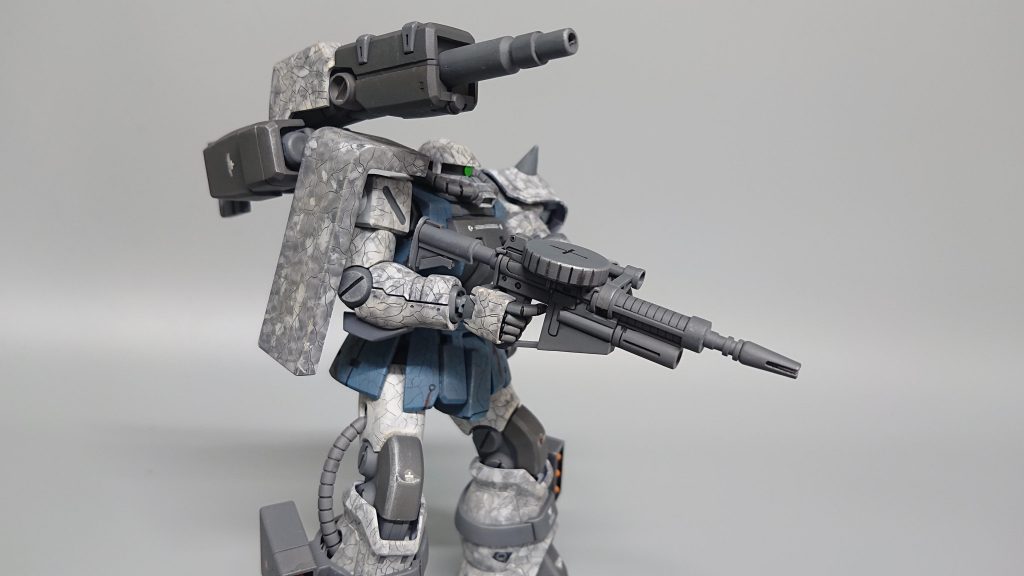 同じくビームキャノン、ロングレンジモードです。射程は伸び、威力も上がります。
地上でのビーム減衰率のデータ取りに使われていましたが、実戦でも十分有用な設定です。