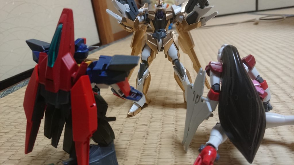 「このままではトライオンΣが!」
「将軍!ご決断を!」
「ウム………」
「ドッズブレイカー!発動、承認!!」
「了解!ドッズブレイカー!プログラムドライブ!」\バキィ/