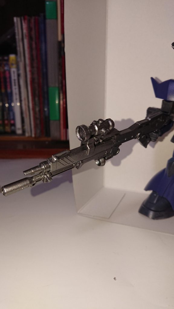 雑誌の付録キットでロングライフルを作りました。