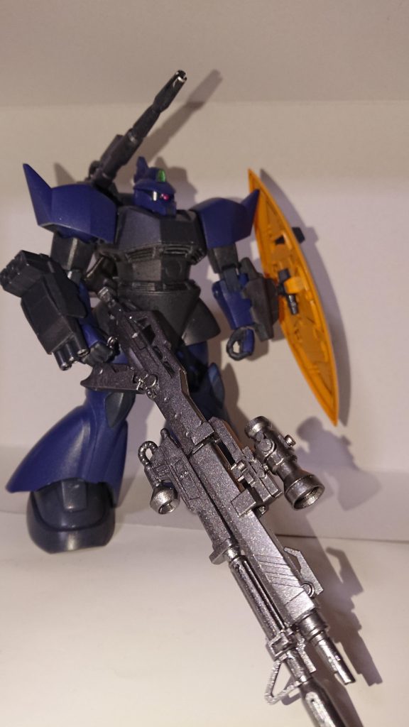 エース機のカラーでネイビーカラーでカラーリングしました。