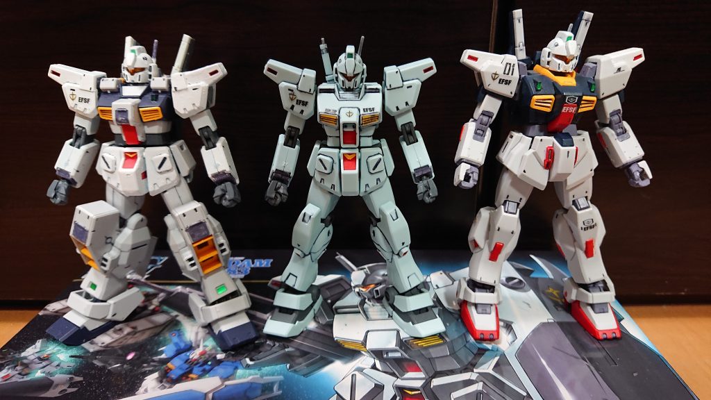 ジム・カスタム、ジム・カスタムMk-2と比較するとこの機体は圧倒的に太いw