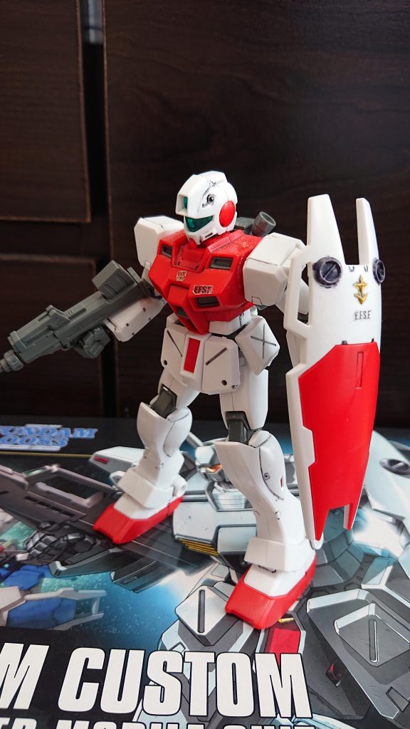 ↑近代化改修されたミツヨシのジム・コマンド宇宙仕様(性能はジムIIより少し高く、ハイザックと同等ぐらい)
◆ミツヨシ「発進する」