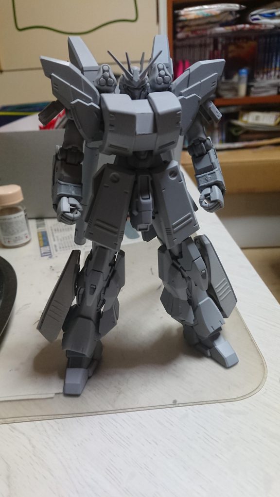 サフを吹ったところです。