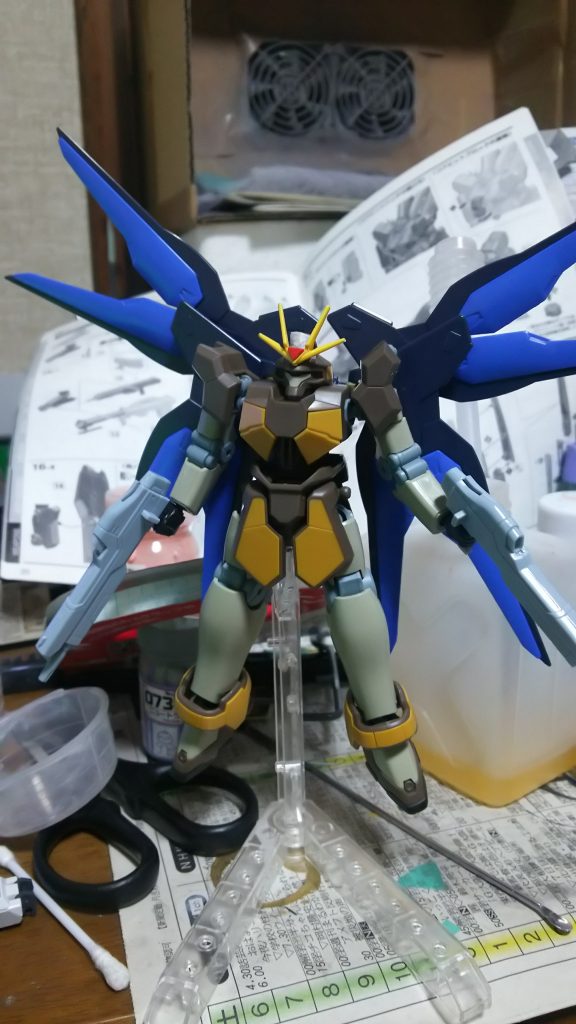 仮組の状態です。