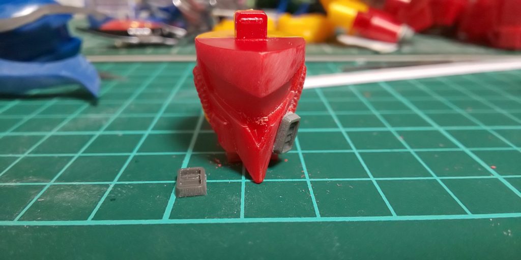 遮光のフェイス、ダクトをコトブキヤパーツで置き換え!