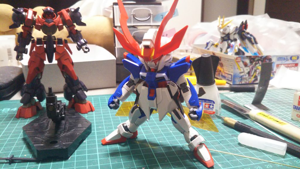 デフォルメバランスはこんな感じでアンテナに戦国アストレイのを使用