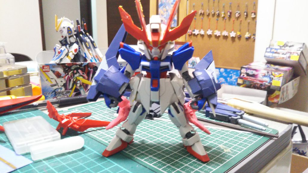 腕にはライトニングバックウェポンシステムをパイルバンカーにしてみた