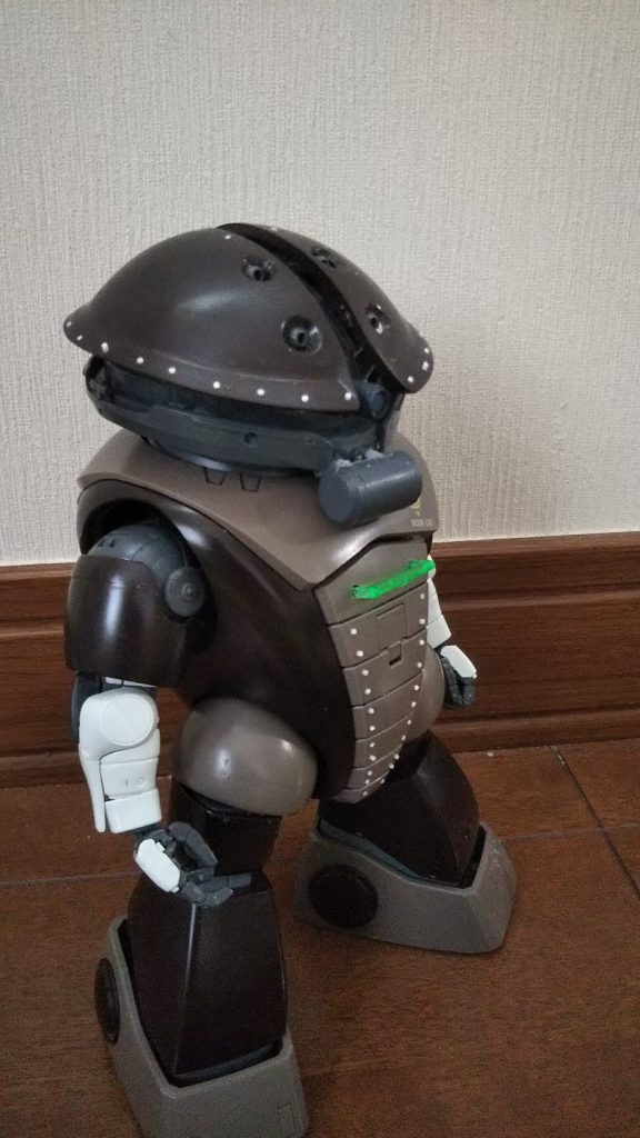 ぷら棒で杭を打つ。