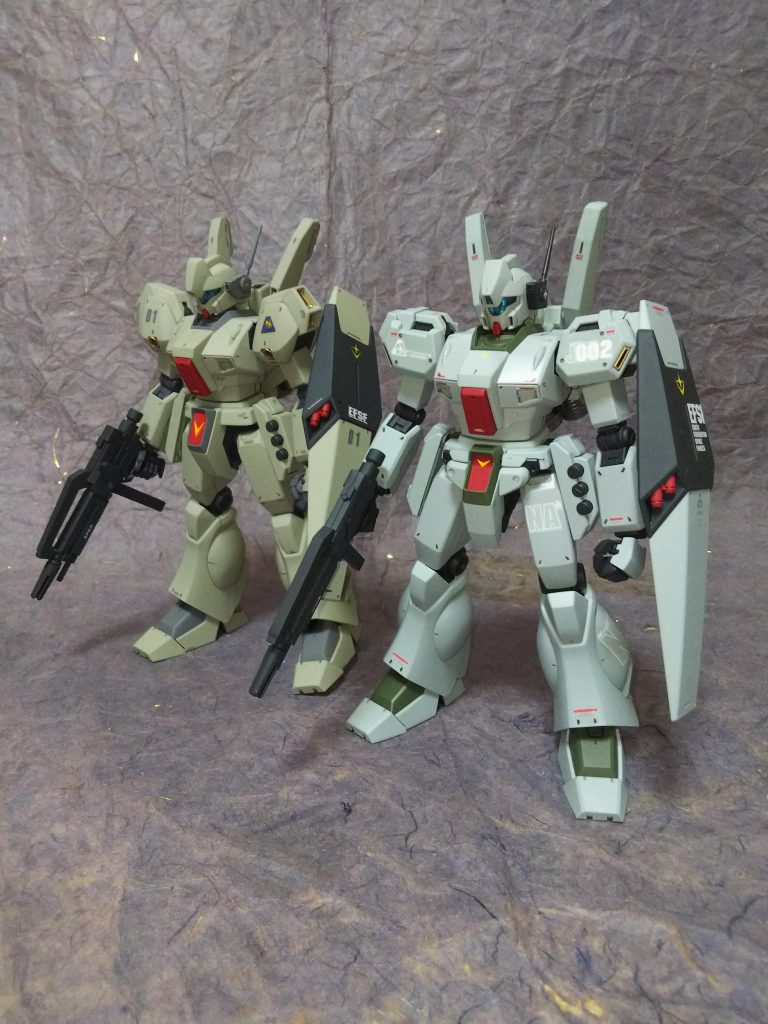 MG ＲＧＭ-79ジェガンとツーショットです