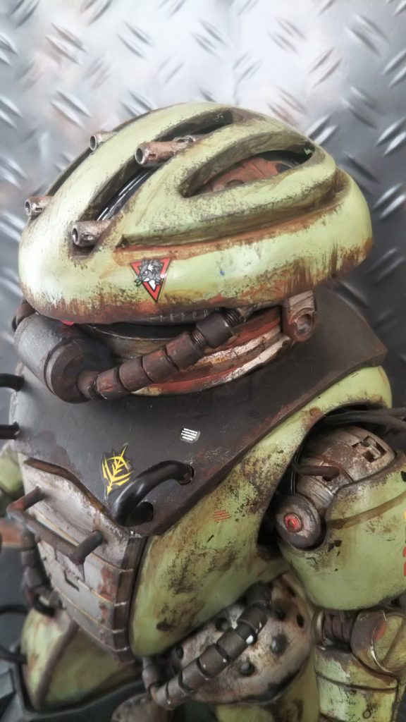 ファレホ筆塗り。ファレホピグメント