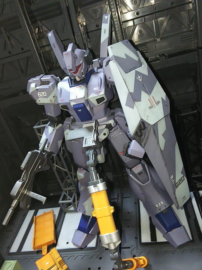地球連邦軍 EFF   MG  RGM-89 ＆ RGM-89D ｼｬｲｱﾝ基地所属 ｼﾞｪｶﾞﾝ ｽﾌﾟﾘｯﾀｰ迷彩 ｶﾗｰVer.–5枚目/制作者：SINANJU ｼﾞｵﾝの亡霊