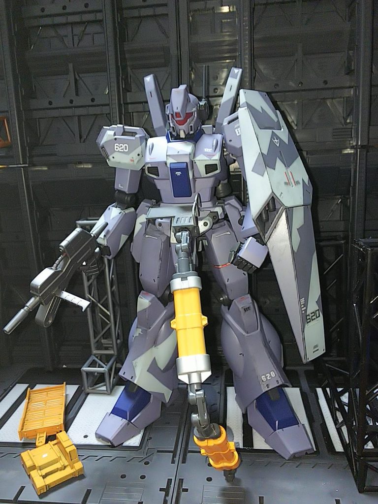 地球連邦軍 EFF   MG  RGM-89 ＆ RGM-89D ｼｬｲｱﾝ基地所属 ｼﾞｪｶﾞﾝ ｽﾌﾟﾘｯﾀｰ迷彩 ｶﾗｰVer.–9枚目/制作者：SINANJU ｼﾞｵﾝの亡霊