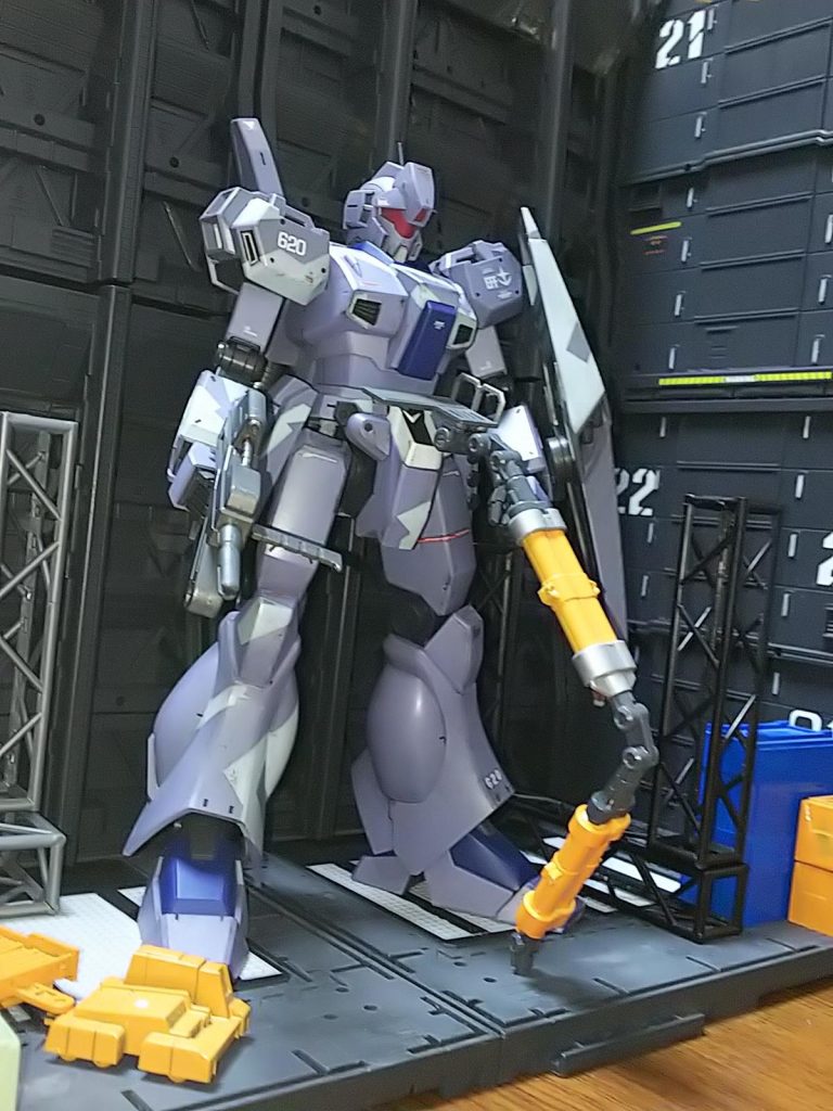 地球連邦軍 EFF   MG  RGM-89 ＆ RGM-89D ｼｬｲｱﾝ基地所属 ｼﾞｪｶﾞﾝ ｽﾌﾟﾘｯﾀｰ迷彩 ｶﾗｰVer.–4枚目/制作者：SINANJU ｼﾞｵﾝの亡霊