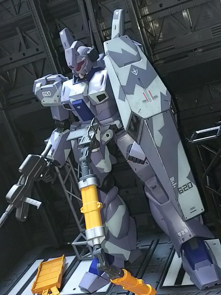 地球連邦軍 EFF   MG  RGM-89 ＆ RGM-89D ｼｬｲｱﾝ基地所属 ｼﾞｪｶﾞﾝ ｽﾌﾟﾘｯﾀｰ迷彩 ｶﾗｰVer.–3枚目/制作者：SINANJU ｼﾞｵﾝの亡霊