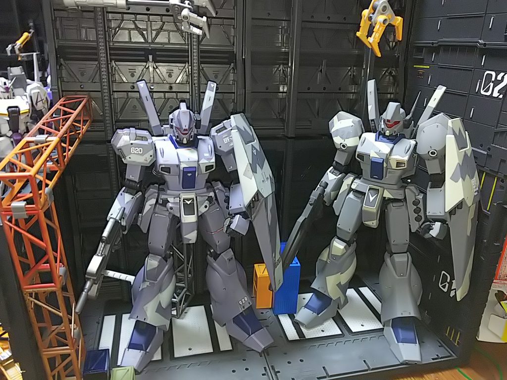 地球連邦軍 EFF   MG  RGM-89 ＆ RGM-89D ｼｬｲｱﾝ基地所属 ｼﾞｪｶﾞﾝ ｽﾌﾟﾘｯﾀｰ迷彩 ｶﾗｰVer.–4枚目/制作者：SINANJU ｼﾞｵﾝの亡霊