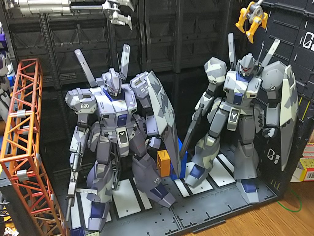 地球連邦軍 EFF   MG  RGM-89 ＆ RGM-89D ｼｬｲｱﾝ基地所属 ｼﾞｪｶﾞﾝ ｽﾌﾟﾘｯﾀｰ迷彩 ｶﾗｰVer.–7枚目/制作者：SINANJU ｼﾞｵﾝの亡霊