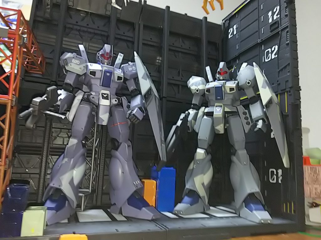 地球連邦軍 EFF   MG  RGM-89 ＆ RGM-89D ｼｬｲｱﾝ基地所属 ｼﾞｪｶﾞﾝ ｽﾌﾟﾘｯﾀｰ迷彩 ｶﾗｰVer.–5枚目/制作者：SINANJU ｼﾞｵﾝの亡霊
