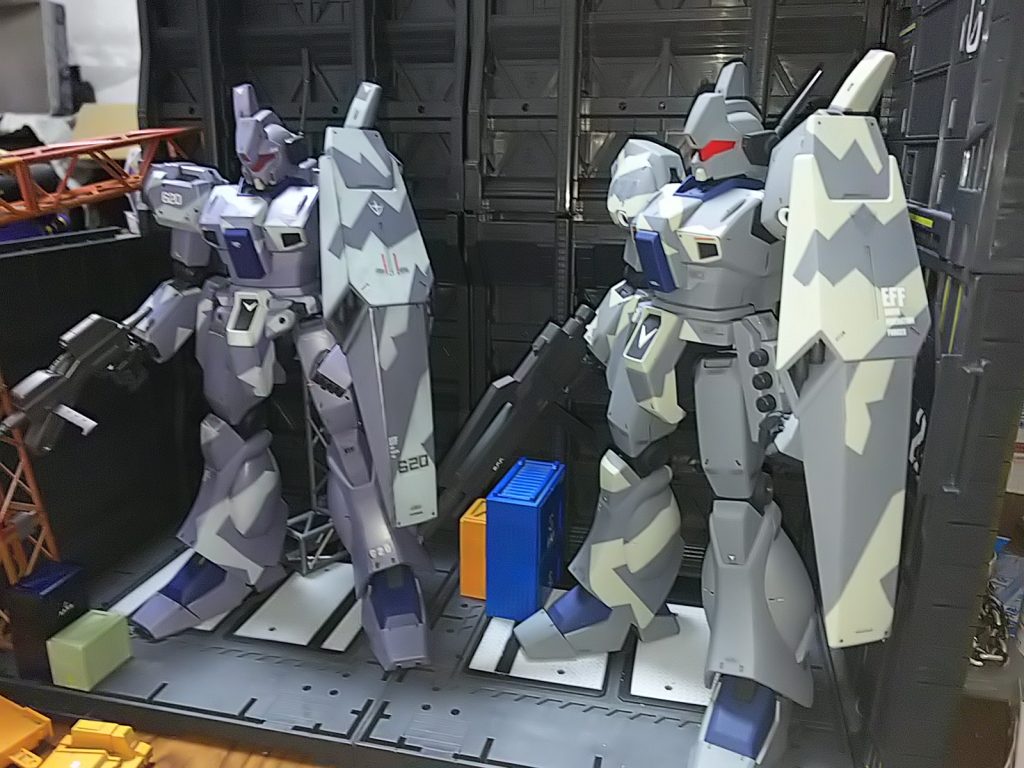地球連邦軍 EFF   MG  RGM-89 ＆ RGM-89D ｼｬｲｱﾝ基地所属 ｼﾞｪｶﾞﾝ ｽﾌﾟﾘｯﾀｰ迷彩 ｶﾗｰVer.–6枚目/制作者：SINANJU ｼﾞｵﾝの亡霊