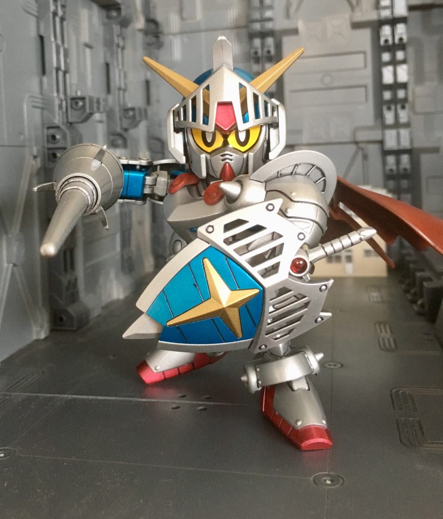 CSフレームのおかげで豪快な構えも可能に