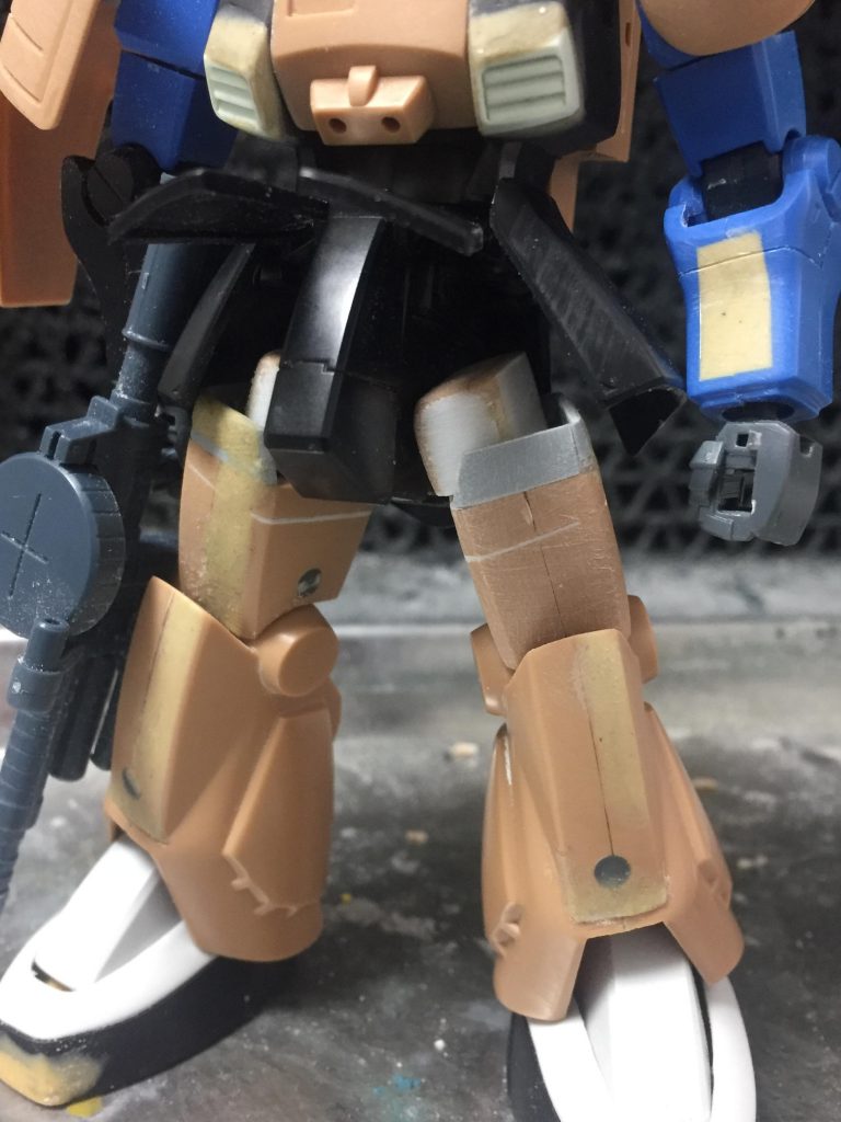 足回りをKPSランナーを用いてロール化。
脚部丸々旧キットを使用しているため見た目以上の大改修をしております…(›´ω`‹ )