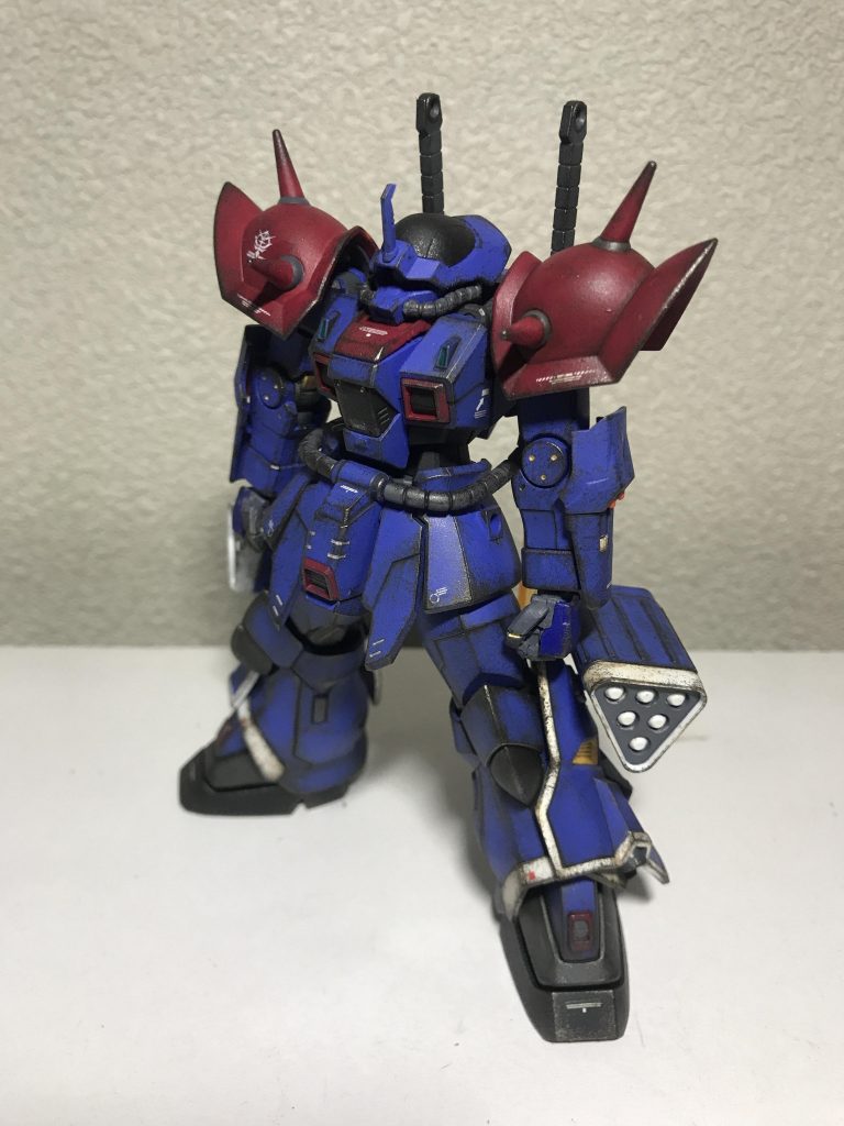 汚しの途中写真。