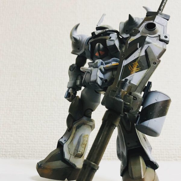 グフカスタム.冬季迷彩風