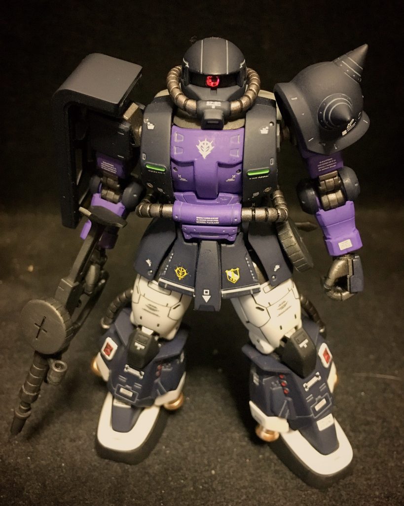 HG 1/144 高機動型ザクII 黒い三連星機–2枚目/制作者：aki_modeling_ig