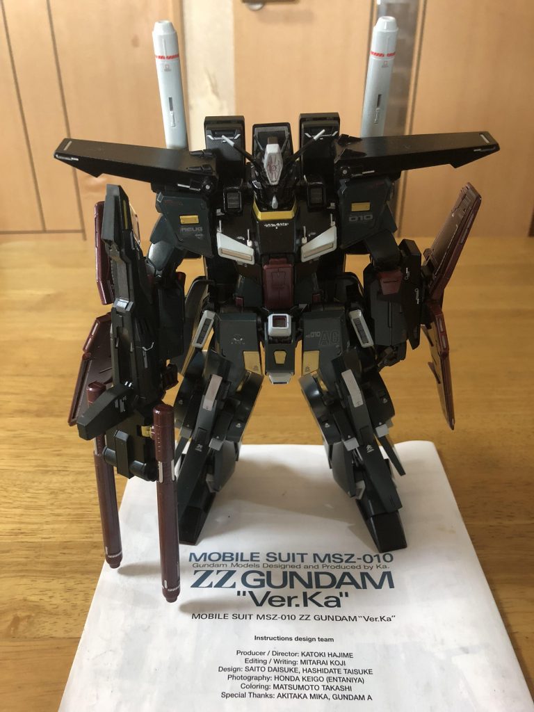 ZZガンダム ver.Ka 暗色塗装–4枚目/制作者：@EnzoTheDiver