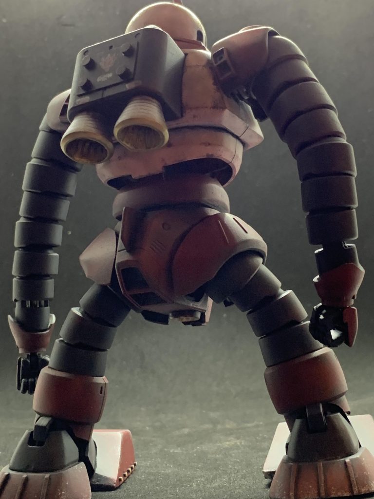 背面
ほぼ組み合わせたキットのままですね。