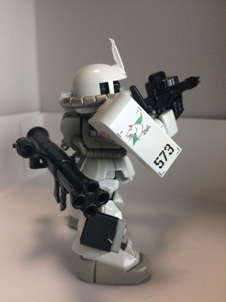 マツナガ専用高機動ザク風SDザクⅡ–4枚目/制作者：絵理ぴょん