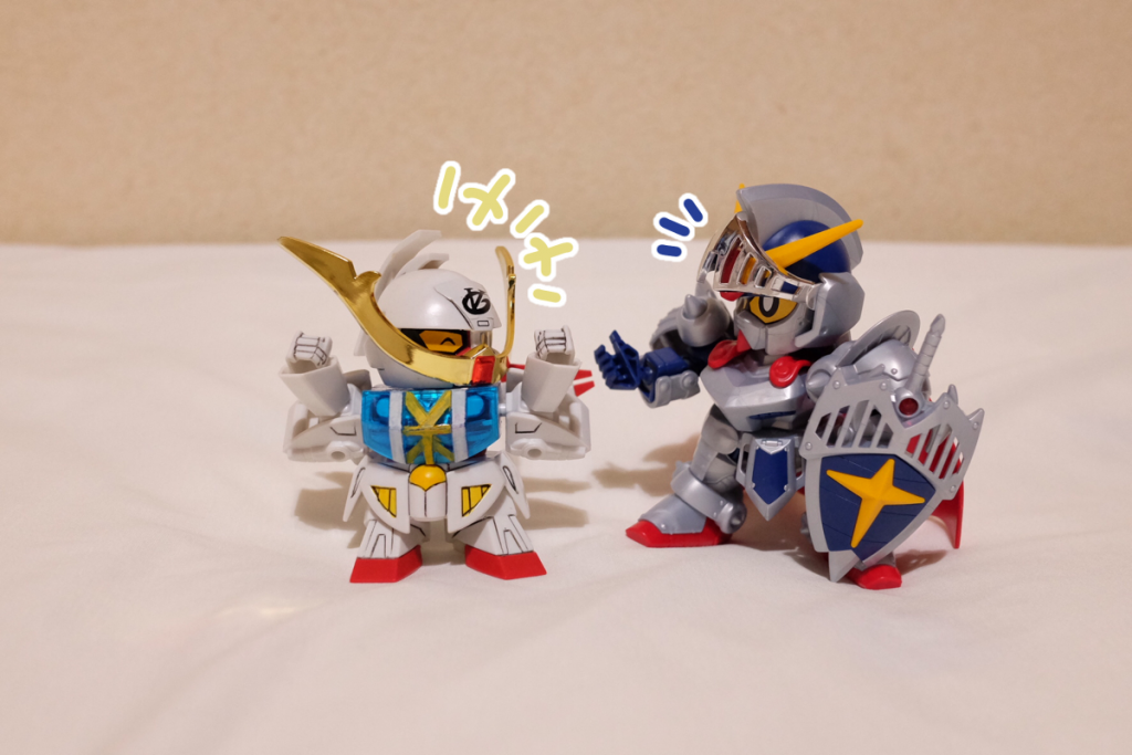 騎士:殺駆頭もいないことだし、遊ぶか!
武者∀:わーい!