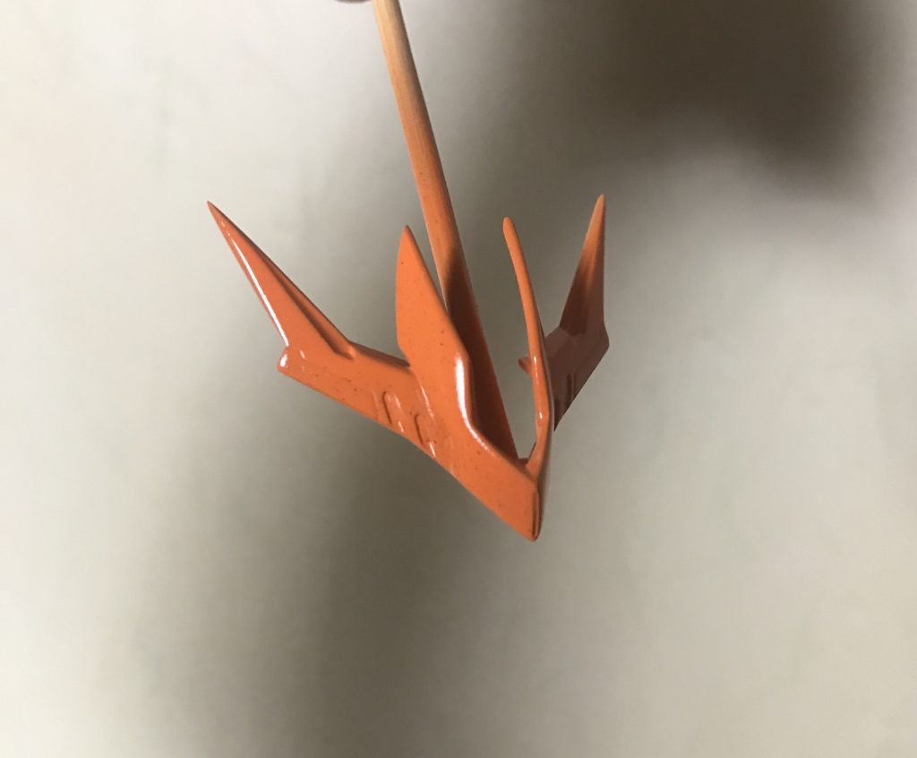 アンテナをシャープ化し塗装まで。