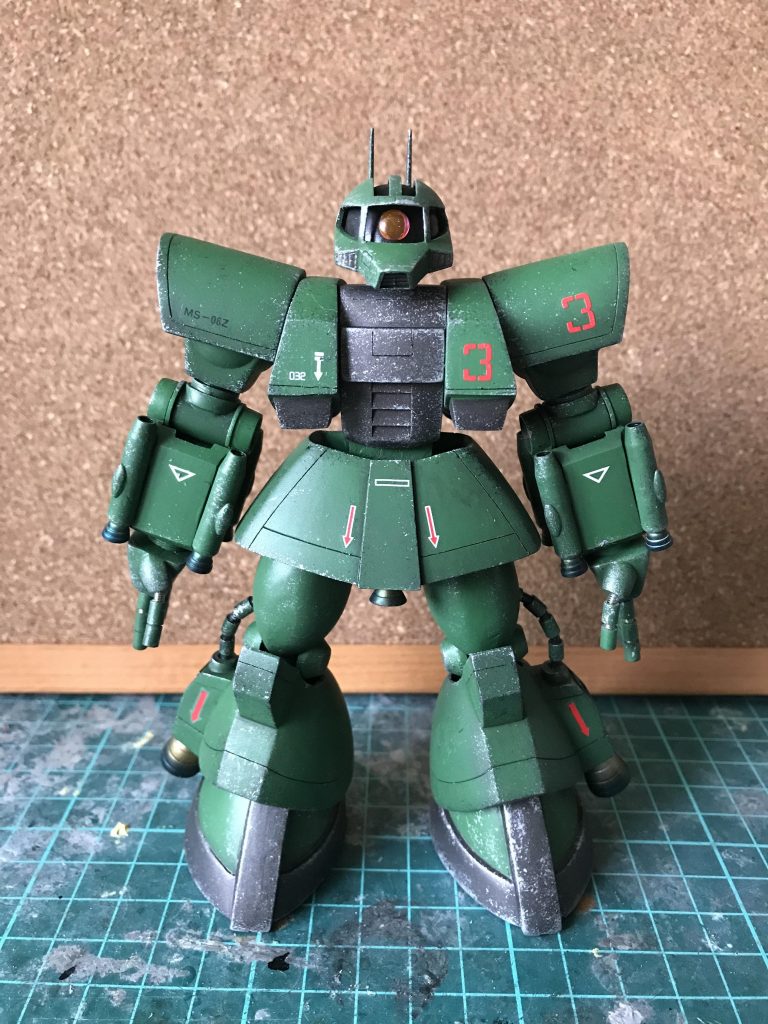 1／144 旧キット Zタイプザク–5枚目/制作者：蒼き鷹