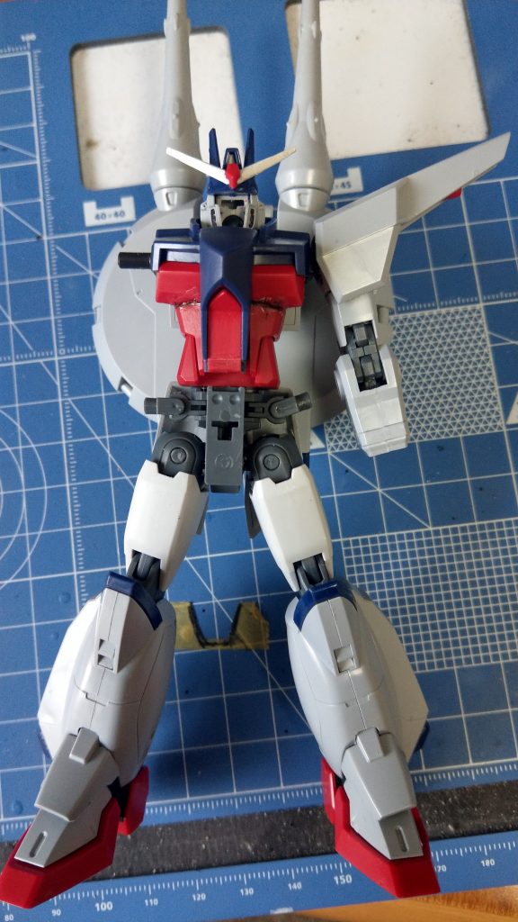 胴体、腕、足の改造が済んだ状態