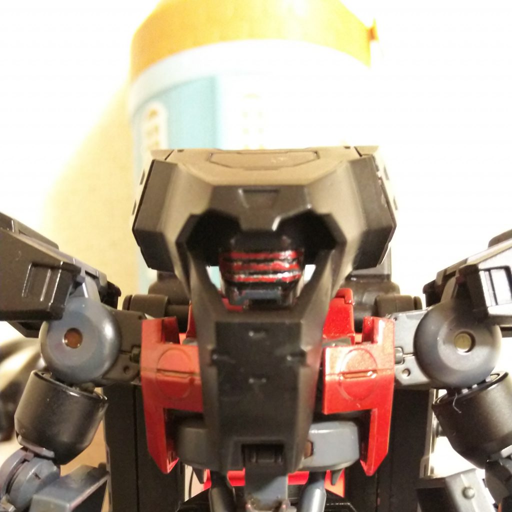 顔のバイザーすごく難しくてここが一番汚くなってしまいました。