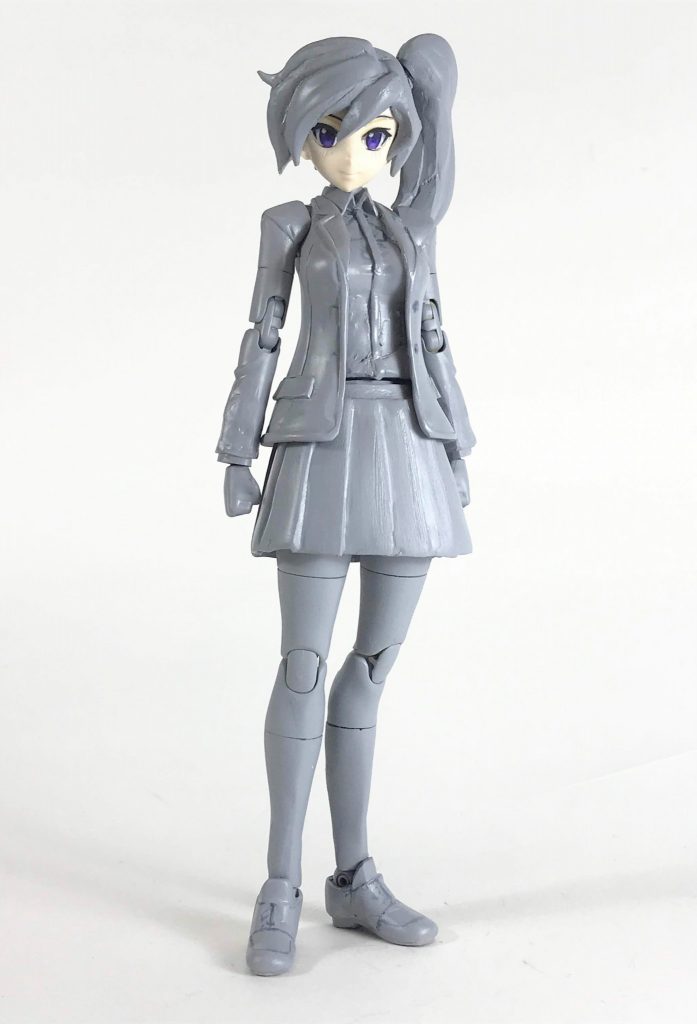 第一サフ(500番スプレー)で傷埋め