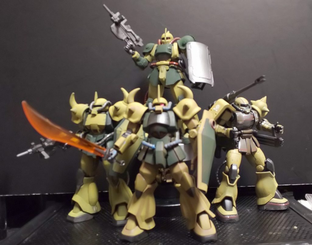 砂漠戦隊♪ツー♪
うーん、ザクハーフキャノンは脇役が超似合う(笑)