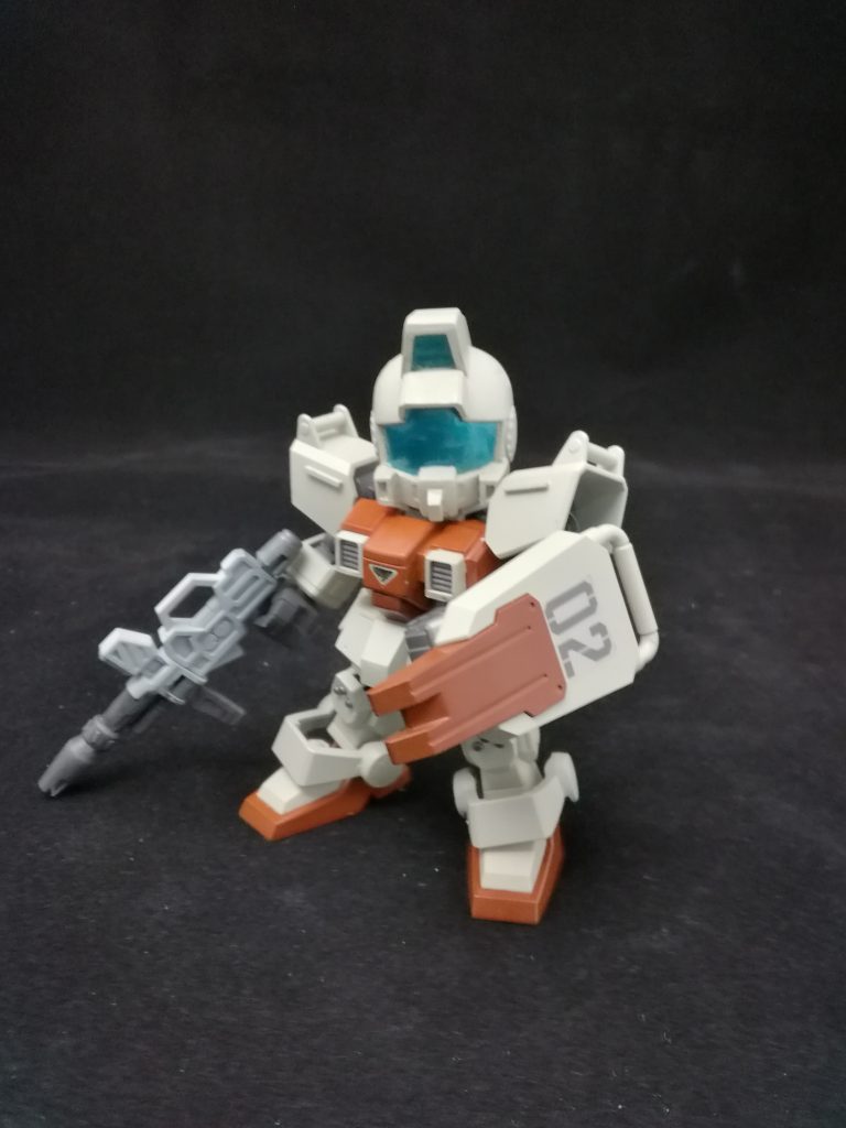 汚し塗装前。カラーリングはアニメ版に出来るだけ近づけるように調色