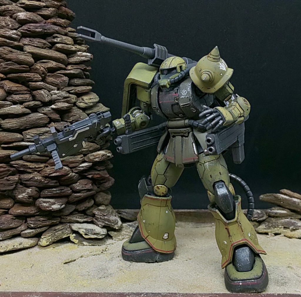 右前方から来る連邦1個小隊に向け
構え♪