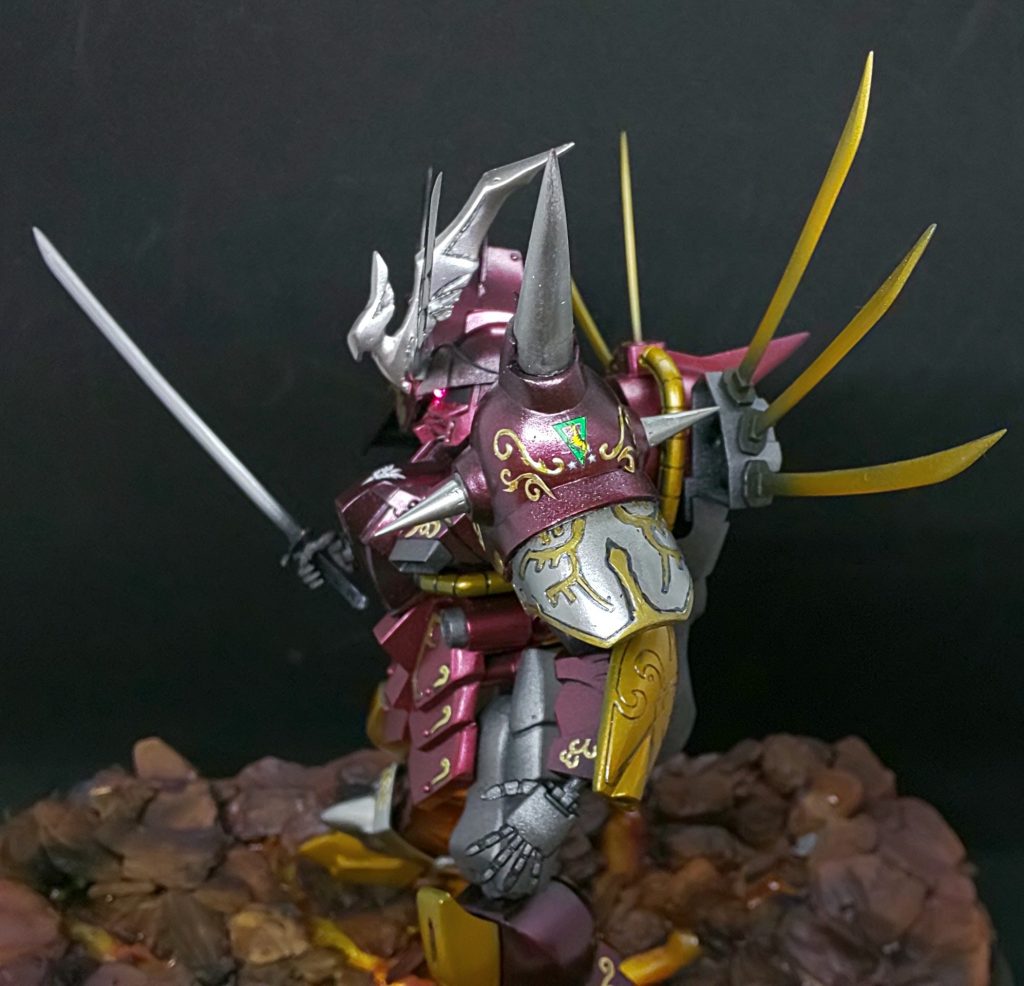 赤い稲妻!
ジョニー・ライデンのパーソナルカラーとマーキングをスパイクアーマーに
貼り付け!