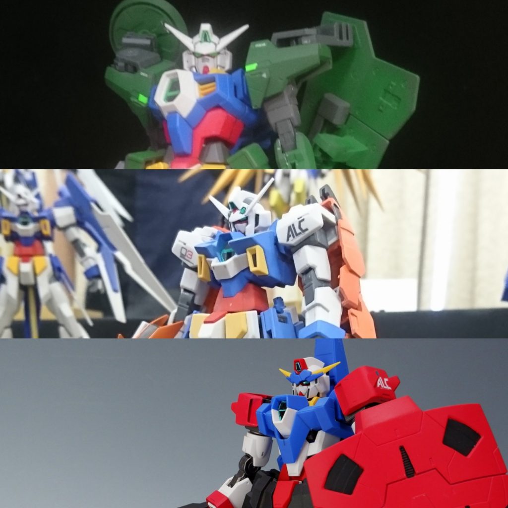 ■ALCウェアビルド
過去の自分のALCウェアビルド参加機体と。実はいずれも変形するというテーマがあります。