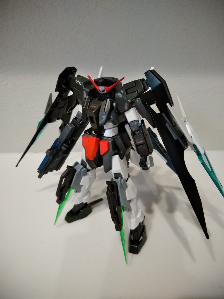 ケルディムガンダムサーガベースもあり
基本的にはケルディムサーガの装備が使えます。
ダークハウンドのバインダーにAGE2マグナムのシグルシールド2基
GNライフルビット4基装備
フル装備形態での投稿です!