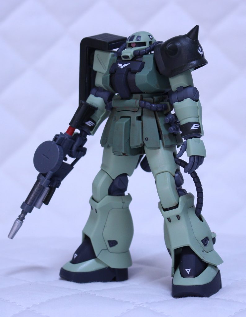 右前からパシャリ、塗装は筆塗りです('ω')