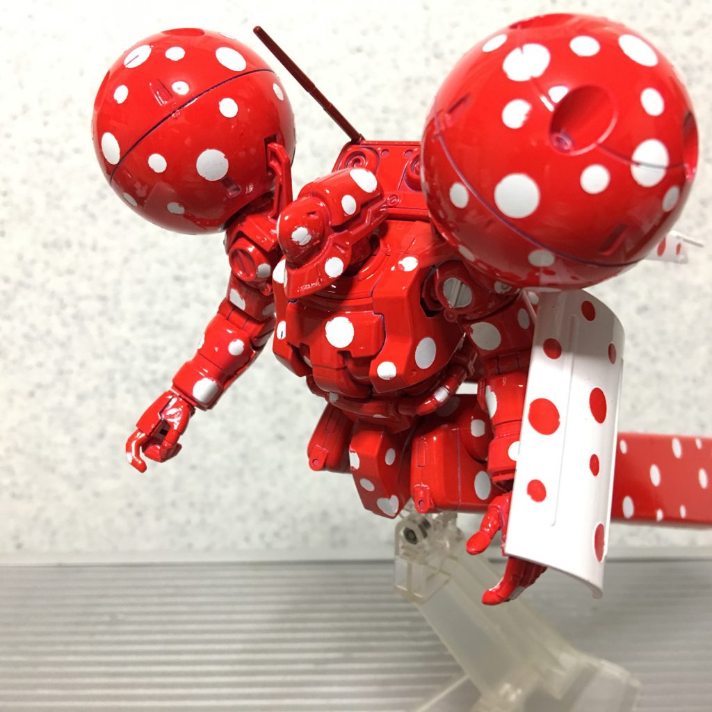 ( ノ; ̄v ̄。) カラーリングは、円形のマスキングテープを利用したのですが、はみだしが目立つなど、やはり難しいです・・・。
( 。・v・。)ノ 以上、最後までご覧くださり、ありがとうございました。