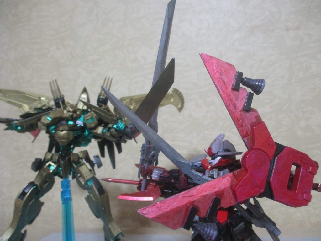 オマケw
ガンダムアモンとブンドドさせました。
