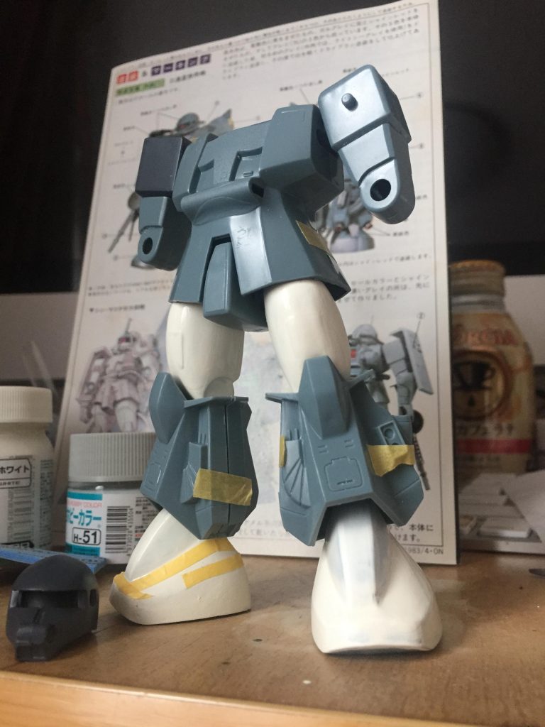 いい立ち方が決まらず、この状態のまましばらく放っておかれました。